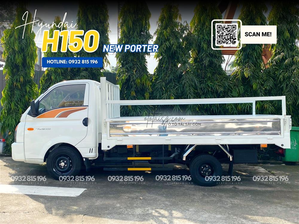 Xe tải nhẹ Hyundai H150 1,5 tấn thùng lửng